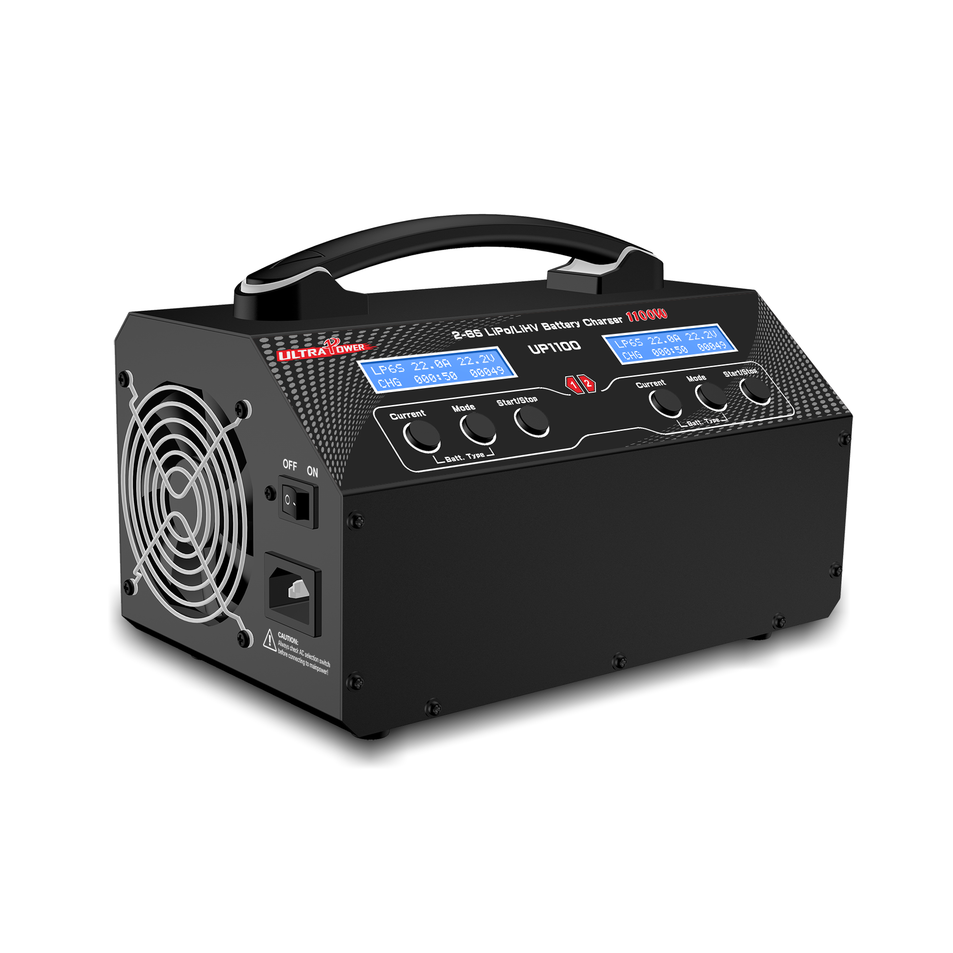 UP1100 2x550W 22A 2-6S LiPo/LiHV Intelligent Charger