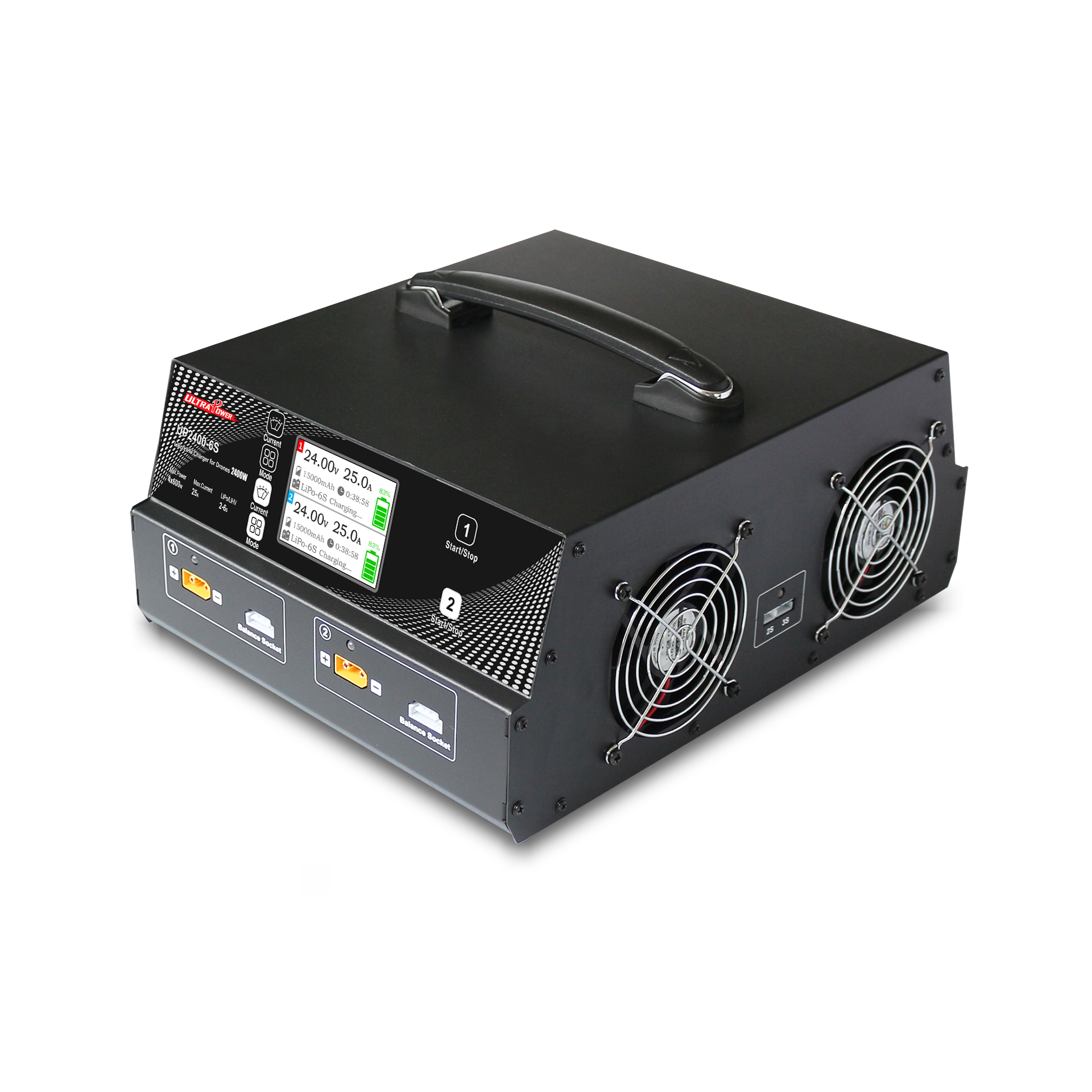 UP2400-6S 4X600W 25A 2-6S LiPo/LiHV Intelligent Charger