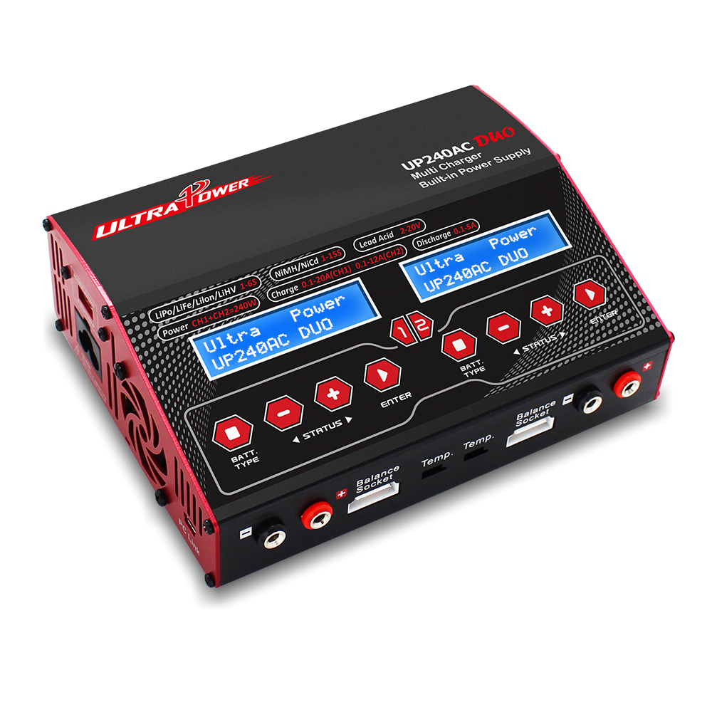 UP240AC DUO 240W Dual Channels AC/DC Charger