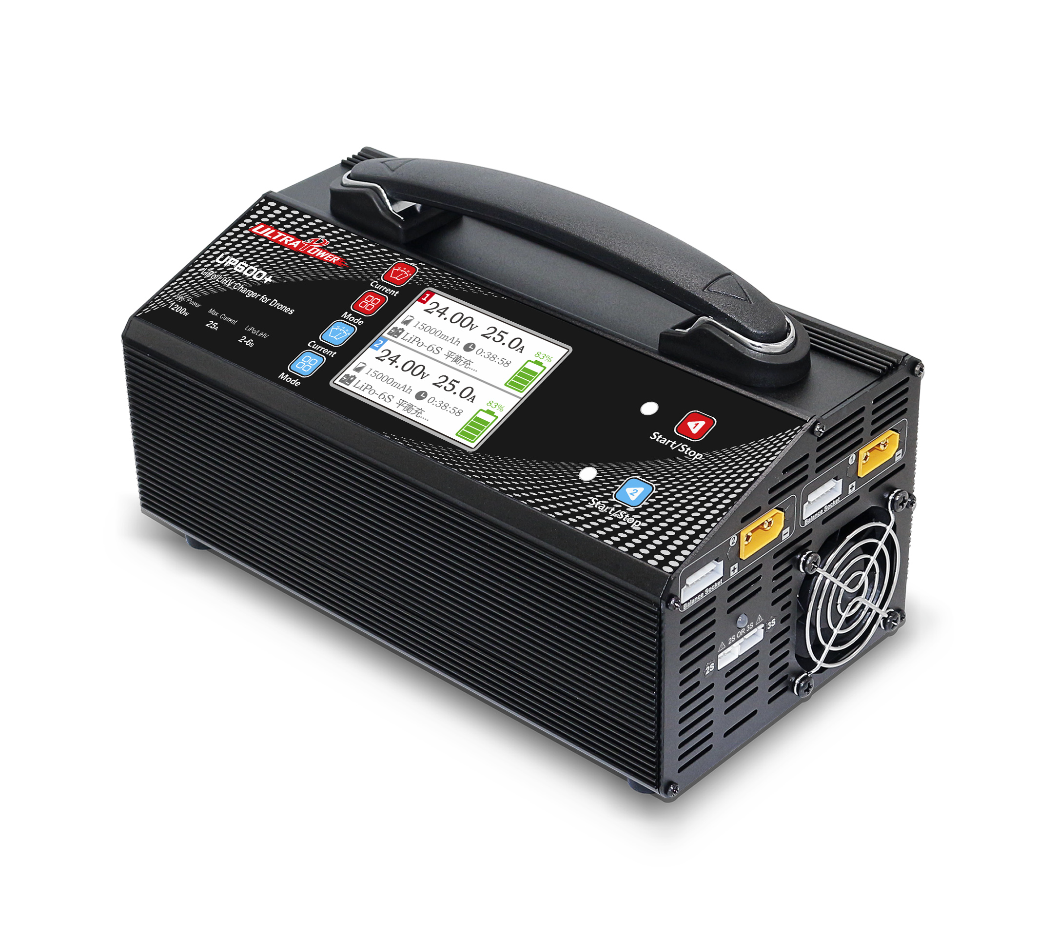 UP600+ 600Wx2  25A 2-6S LiPo/LiHV Intelligent Charger